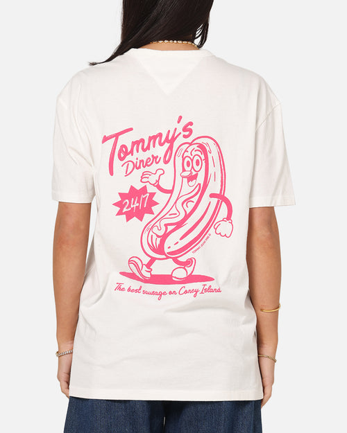 Tommy Jeans Regular Novelty Fair T-Shirt Ecru