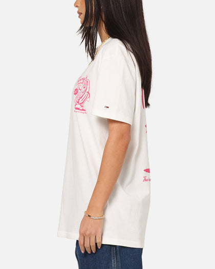 Tommy Jeans Regular Novelty Fair T-Shirt Ecru