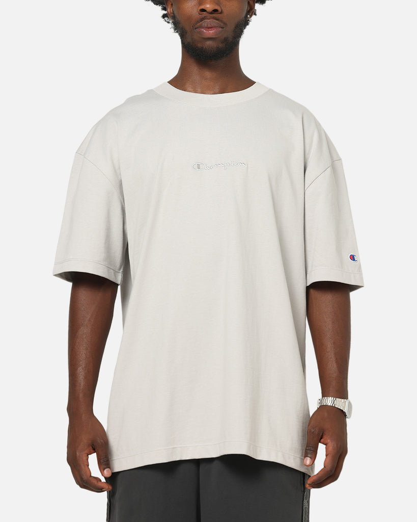 Champion Heritage New Script T-Shirt Iron Grey | Culture Kings US