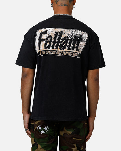 73 Studio X Fallout '97 Fallout Vintage T-Shirt Black Acidwash