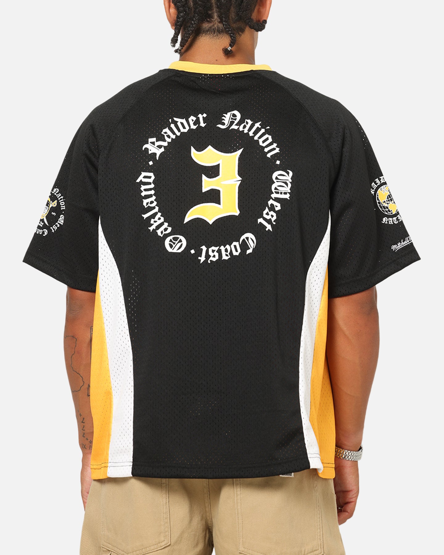 Mitchell & Ness Oakland Raiders Coast Jersey Black | Culture Kings US