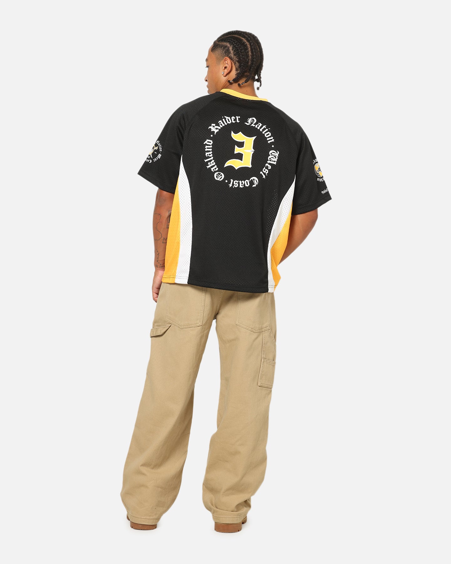 Mitchell & Ness Oakland Raiders Coast Jersey Black | Culture Kings US