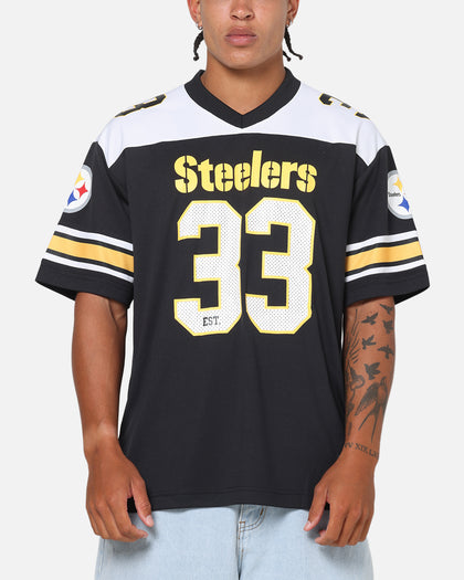 Majestic Athletic Pittsburgh Steelers Glenver Mesh Oversized T-Shirt Black