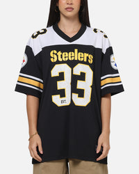 Majestic Athletic Pittsburgh Steelers Glenver Mesh Oversized T-Shirt Black