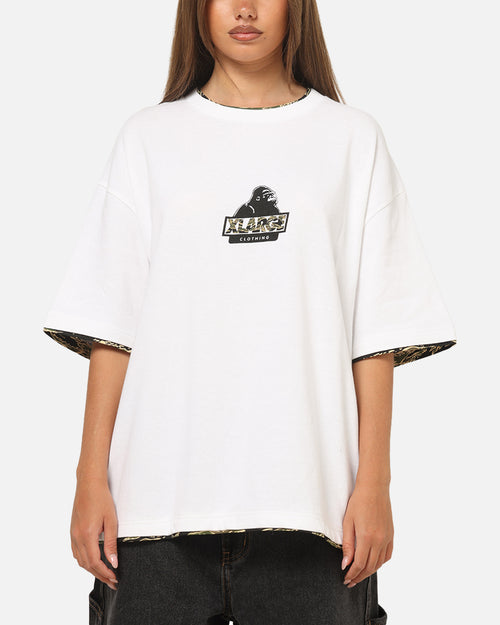 X-Large Double Layer Gorilla Fit T-Shirt White
