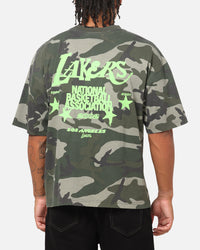Mitchell & Ness Los Angeles Lakers 48 Camo T-Shirt Green Camo