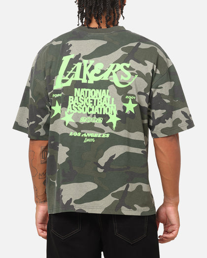 Mitchell & Ness Los Angeles Lakers 48 Camo T-Shirt Green Camo