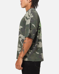 Mitchell & Ness Los Angeles Lakers 48 Camo T-Shirt Green Camo