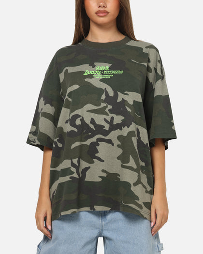 Mitchell & Ness Los Angeles Lakers 48 Camo T-Shirt Green Camo