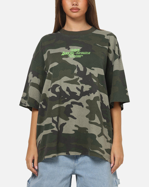 Mitchell & Ness Los Angeles Lakers 48 Camo T-Shirt Green Camo