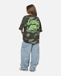 Mitchell & Ness Los Angeles Lakers 48 Camo T-Shirt Green Camo