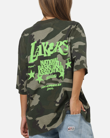 Mitchell & Ness Los Angeles Lakers 48 Camo T-Shirt Green Camo