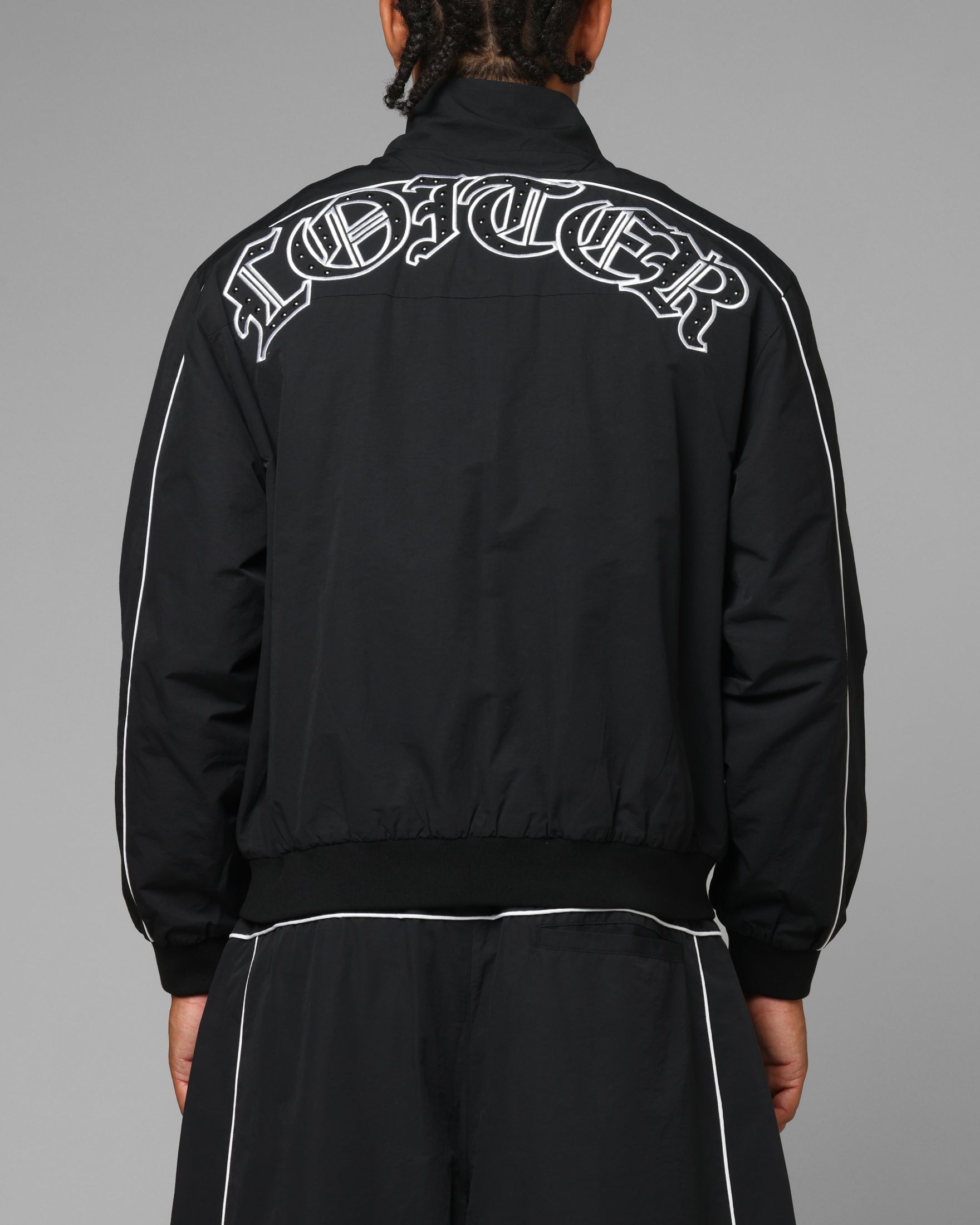 Loiter Imperial Track Jacket Black | Culture Kings US