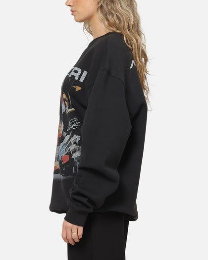 Mitchell & Ness X Mclaren Oscar Piastri Signature Crewneck Washed Black