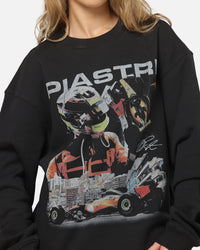 Mitchell & Ness X Mclaren Oscar Piastri Signature Crewneck Washed Black