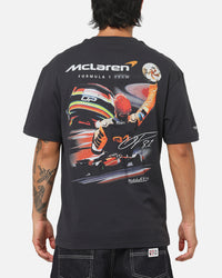 Mitchell & Ness X Mclaren Oscar Piastri Signature T-Shirt Washed Black