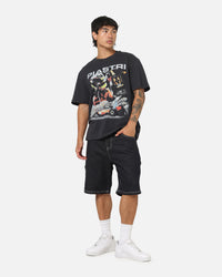 Mitchell & Ness X Mclaren Oscar Piastri Signature T-Shirt Washed Black