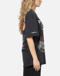 Mitchell & Ness X Mclaren Oscar Piastri Signature T-Shirt Washed Black