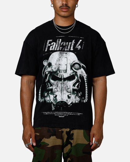 73Studio X Fallout '15 Fallout 4 Vintage T-Shirt Off Black
