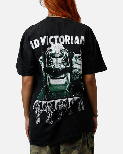 73Studio X Fallout '15 Fallout 4 Vintage T-Shirt Off Black