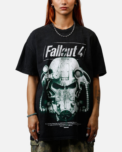 73Studio X Fallout '15 Fallout 4 Vintage T-Shirt Off Black