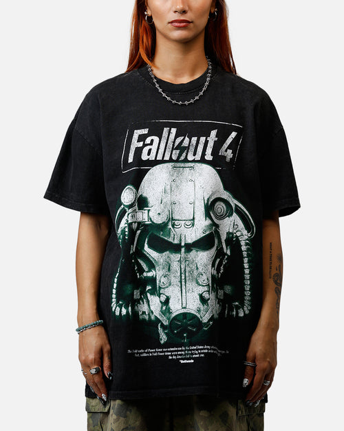 73Studio X Fallout '15 Fallout 4 Vintage T-Shirt Off Black