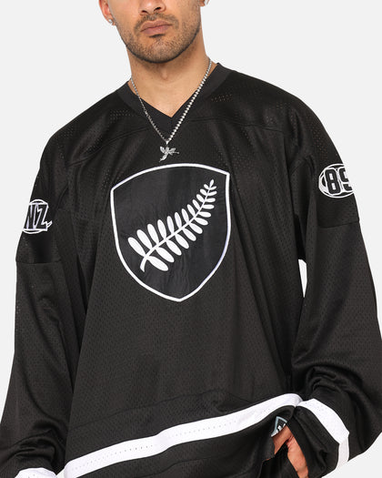 all black rugby gear Mitchell & Ness All Blacks Rugby Union Classic Chrome Mesh Jersey Soli