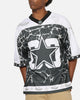 Vouseti V-Neck Football Jersey Black
