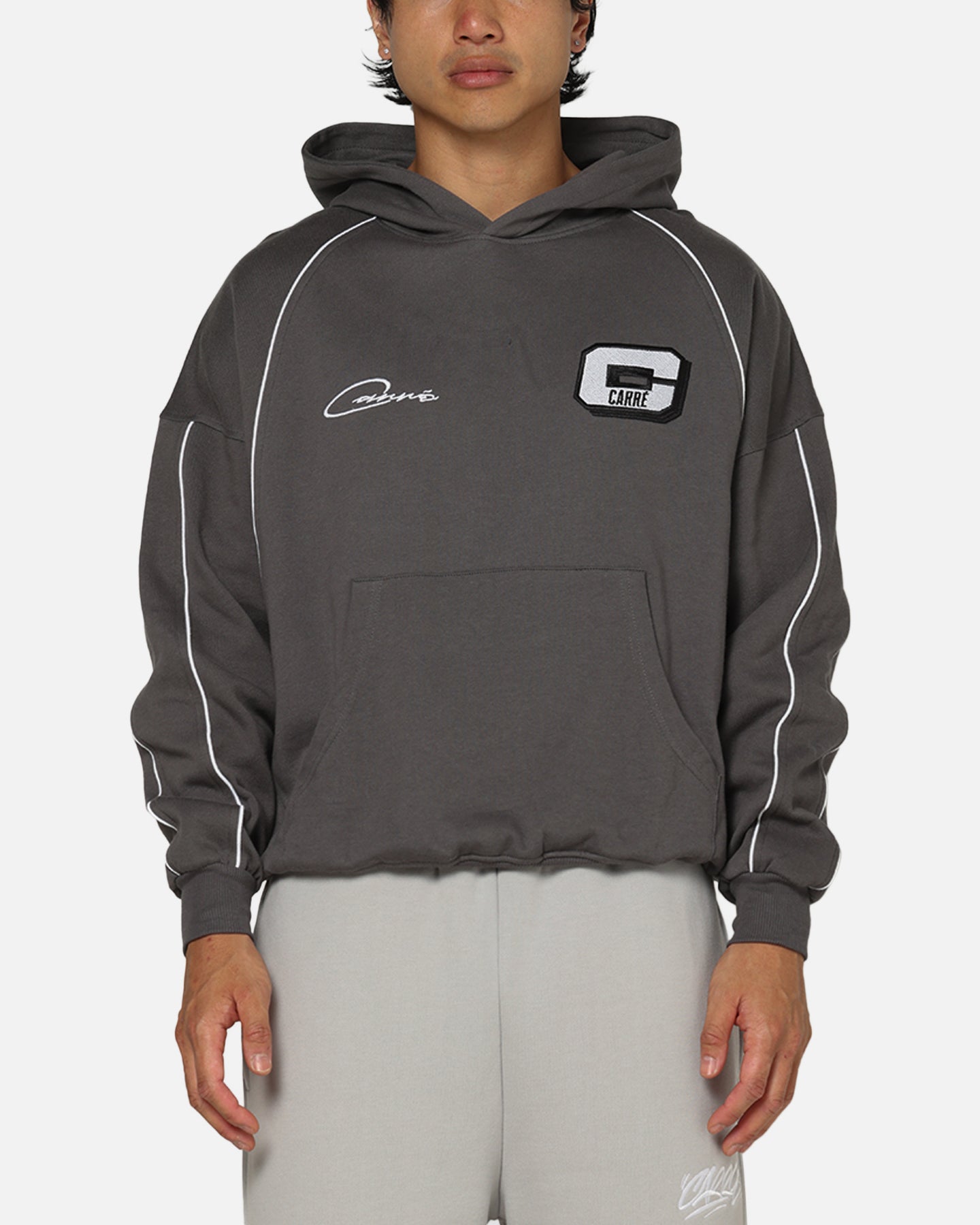 Carre International Star Hoodie Charcoal | Culture Kings US