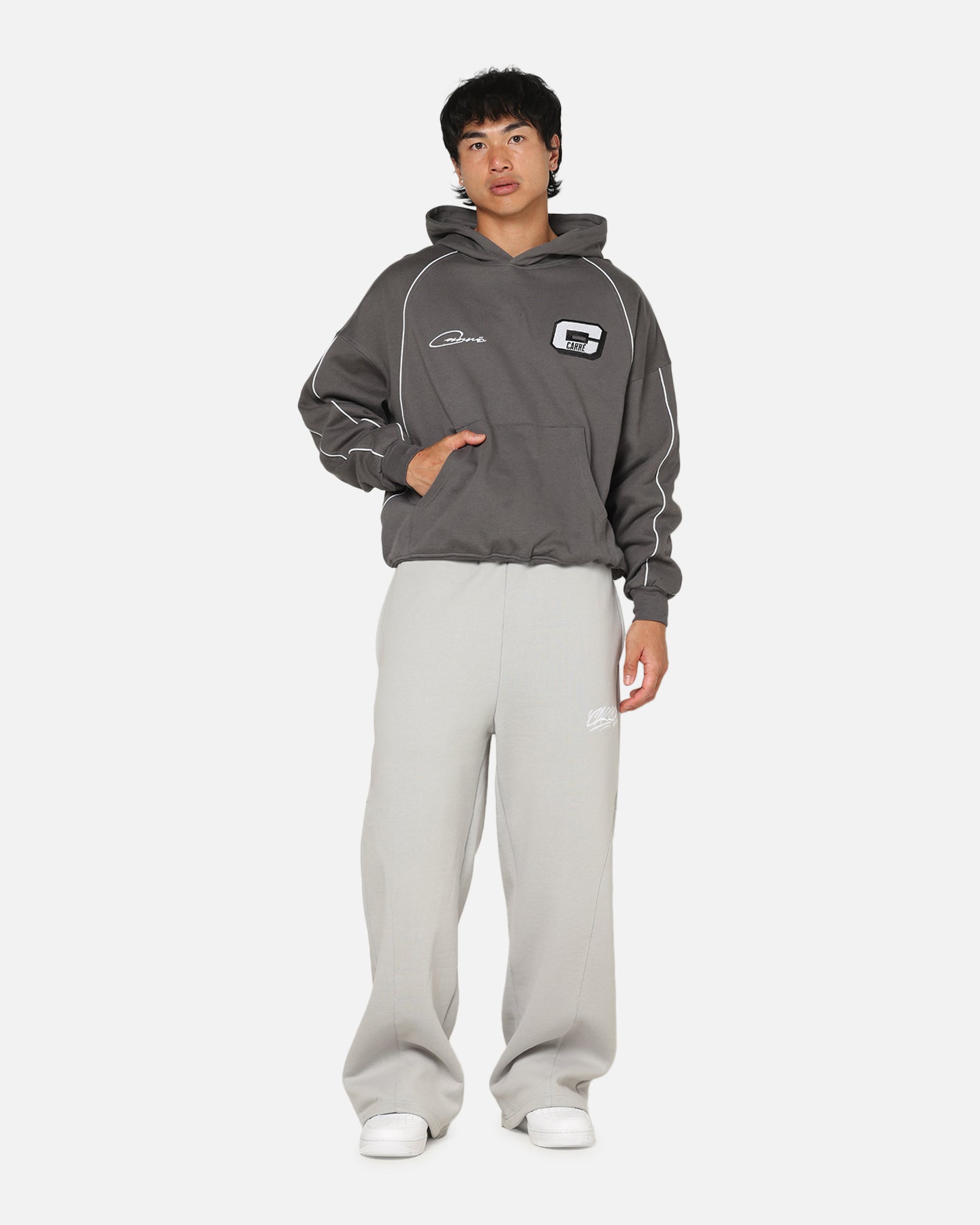 Carre International Star Hoodie Charcoal | Culture Kings US