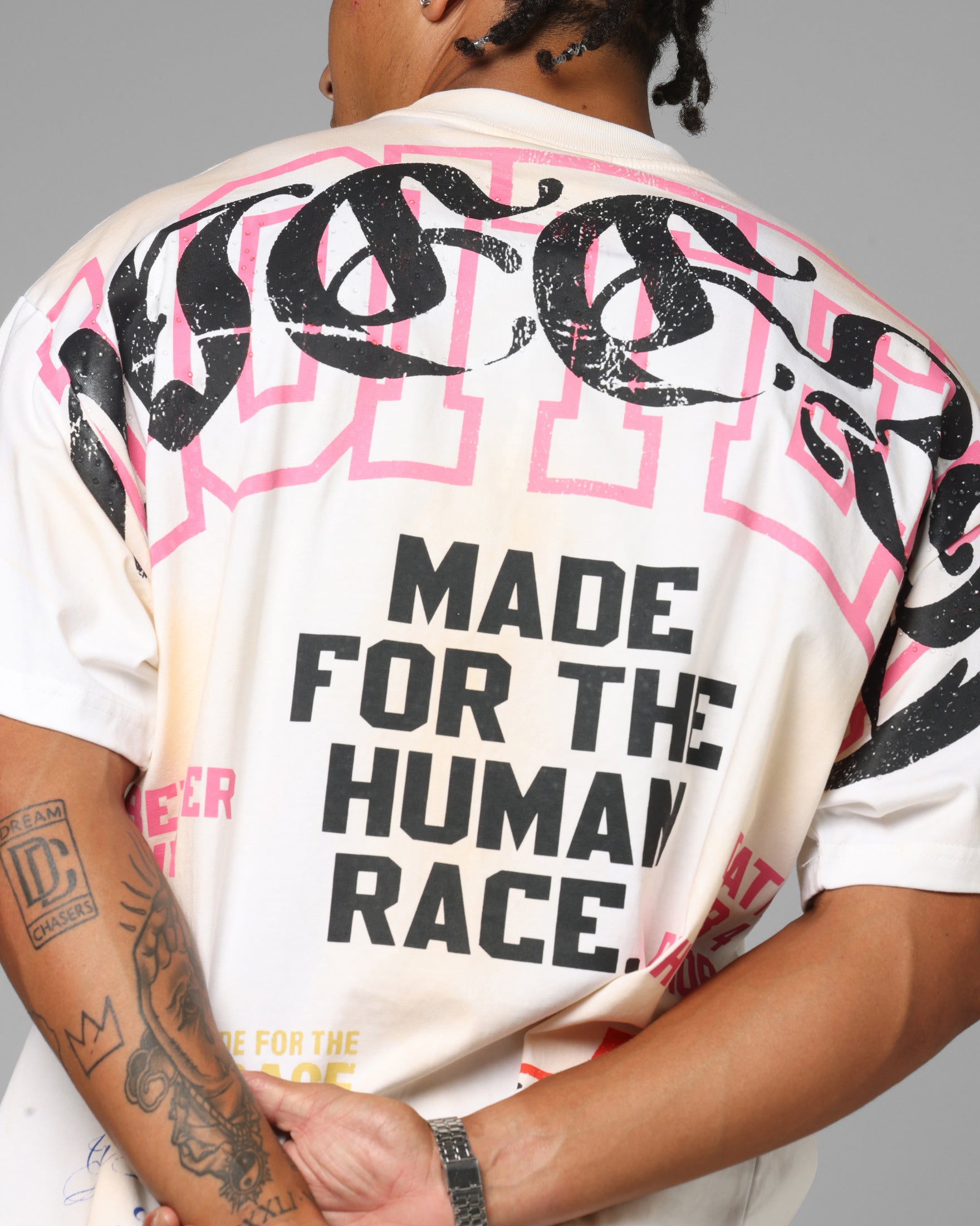 Loiter Dragon Rhinestone T-Shirt White | Culture Kings US