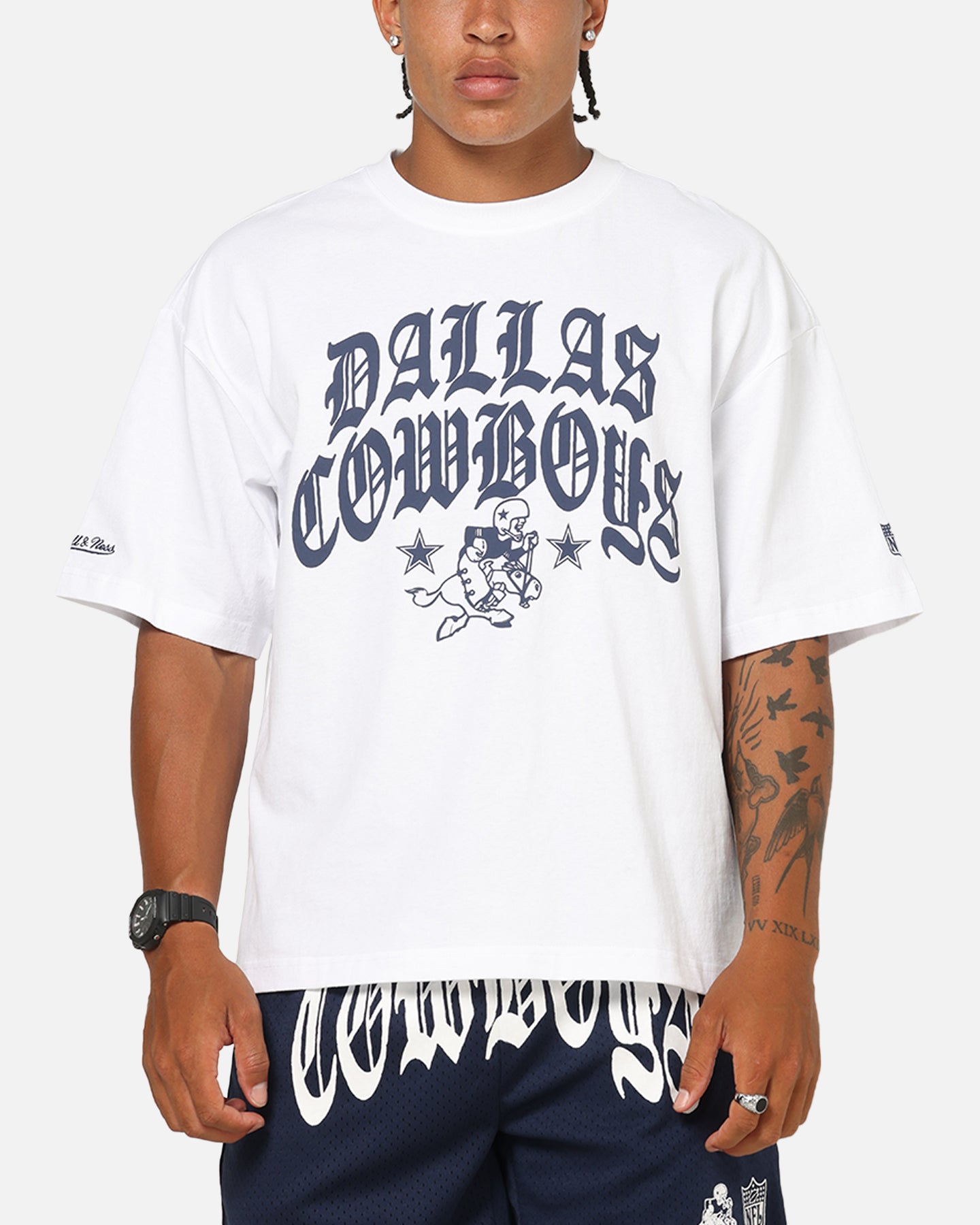 THE Dallas シャツ mens-new-era-white-dallas-