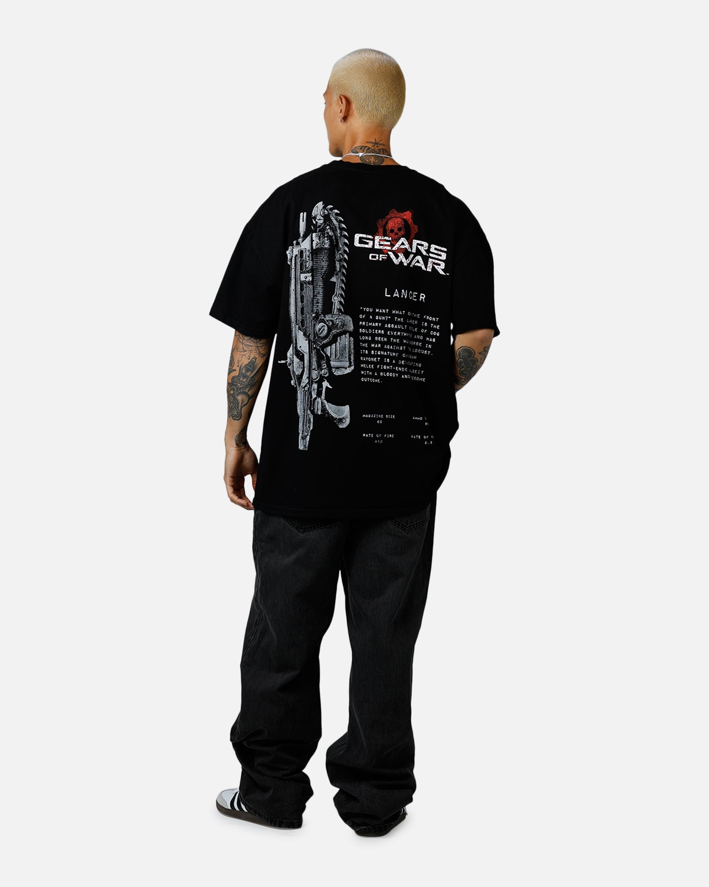 73Studio X Gears Of War Lancer T-Shirt Black | Culture Kings US