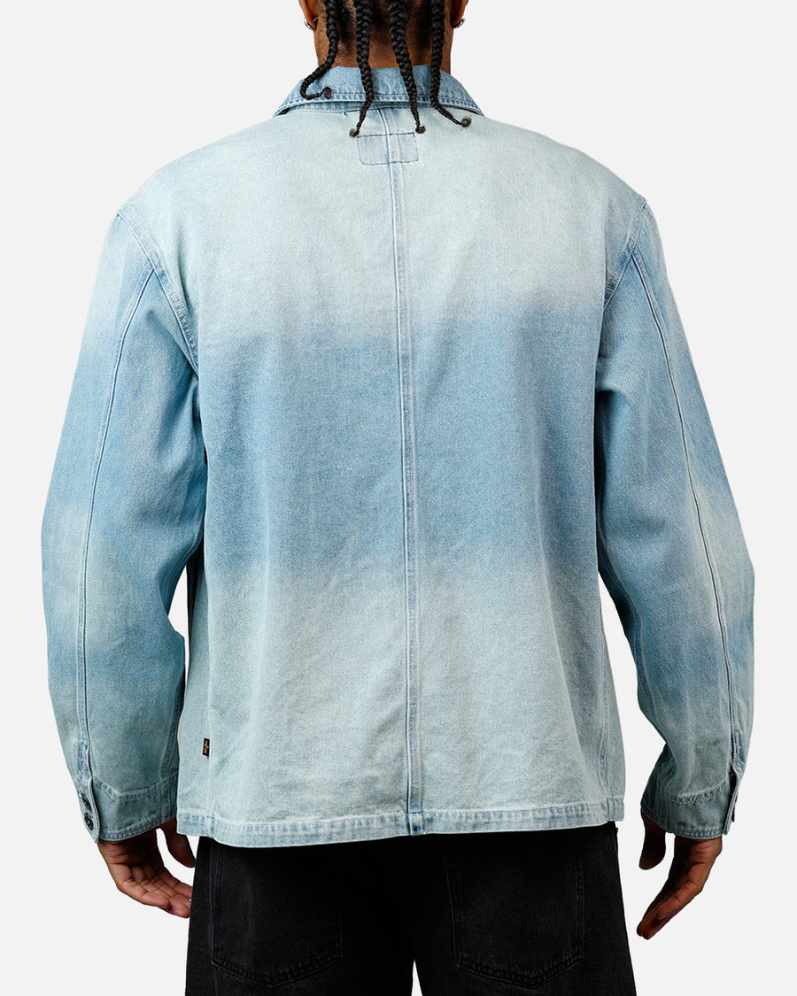 Alpha Industries Denim Relaxed Chore Coat Denim Blue | Culture Kings US Alpha Industries Denim Relaxed Chore Coat Denim Blue | Culture Kings US
