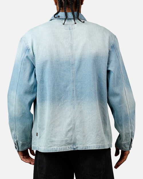 Alpha Industries Denim Relaxed Chore Coat Denim Blue