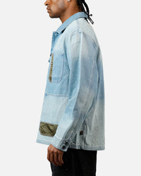 Alpha Industries Denim Relaxed Chore Coat Denim Blue