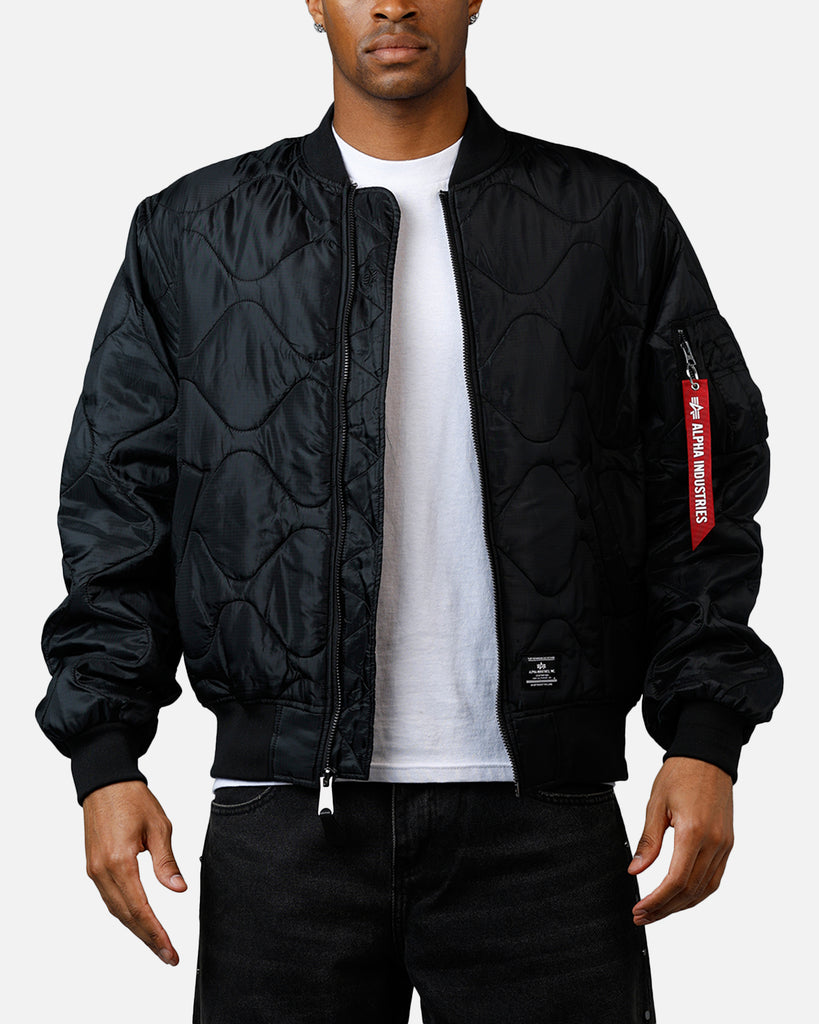 フライトジャケットISPIEWAK&SONS INC　TYPE L-2B USA Alpha Industries L-2B Quilted Flight Jacket Black | Culture Kings US
