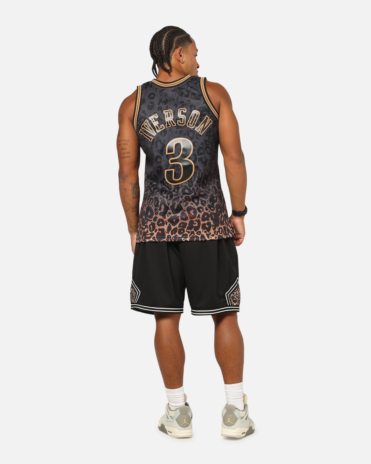 Mitchell & Ness Philadelphia 76ers Allen Iverson 'Leopard' Swing