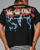 Loiter X Yu-Gi-Oh! Blue Eyes White Dragon T-Shirt Black