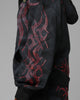 Loiter X Yu-Gi-Oh! Slifer Sky Dragon Zip Hoodie Black Wash