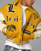 Loiter X Yu-Gi-Oh! Dragon Of Ra Varsity Jacket Off White/Yellow