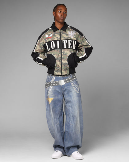 Loiter Enroute Racing Jacket Camo/Black