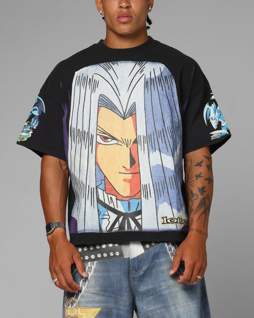 Loiter X Yu-Gi-Oh! Pegasus T-Shirt Vintage Black