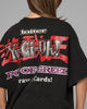 Loiter X Yu-Gi-Oh! Pot Of Greed Rhinestone T-Shirt Vintage Black