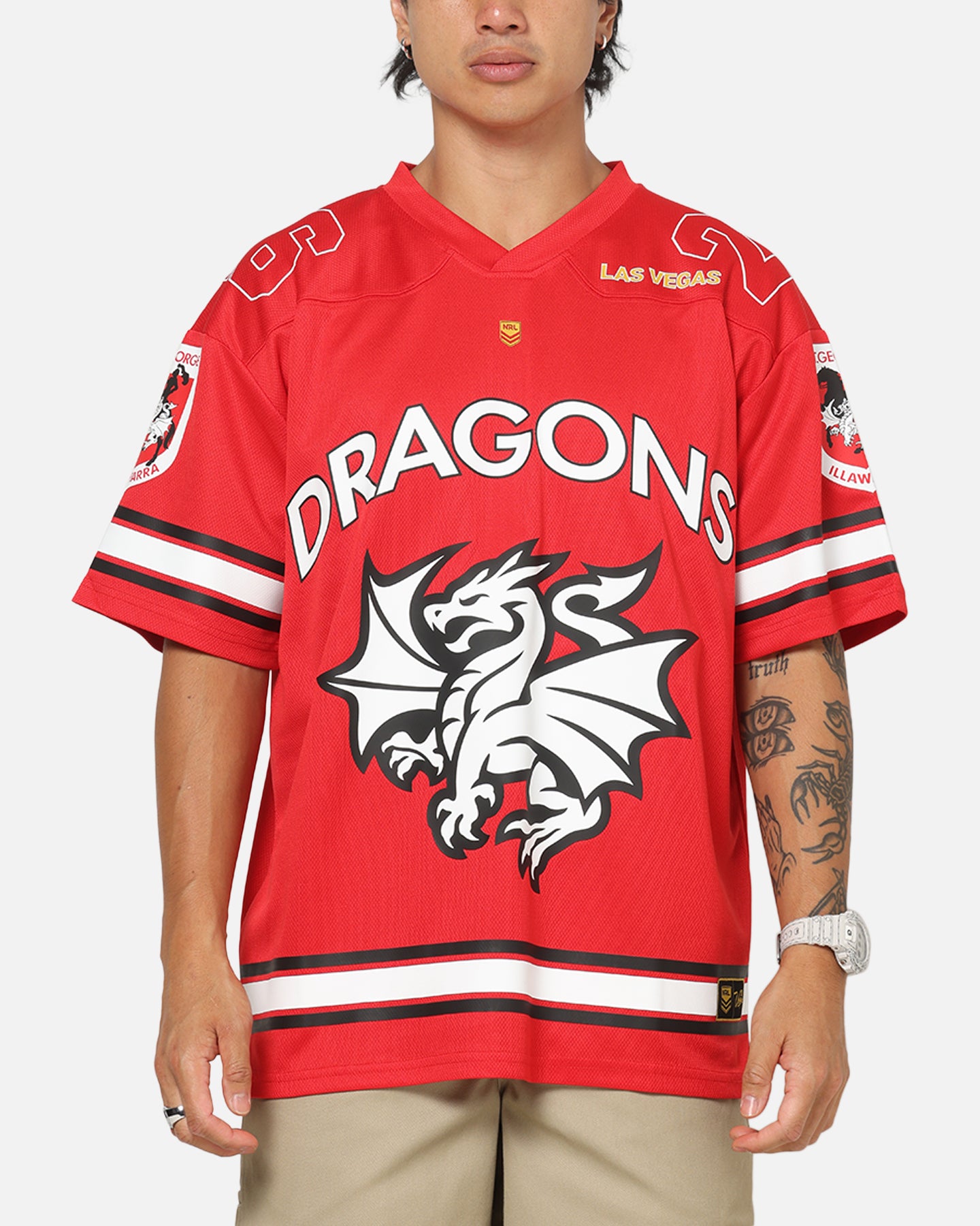 し*う様 【海外4XLサイズ】NRL ウエスト・タイガース '20 シングレット Bleacher Athletic St. George Illawarra Dragons NRL Vegas Round