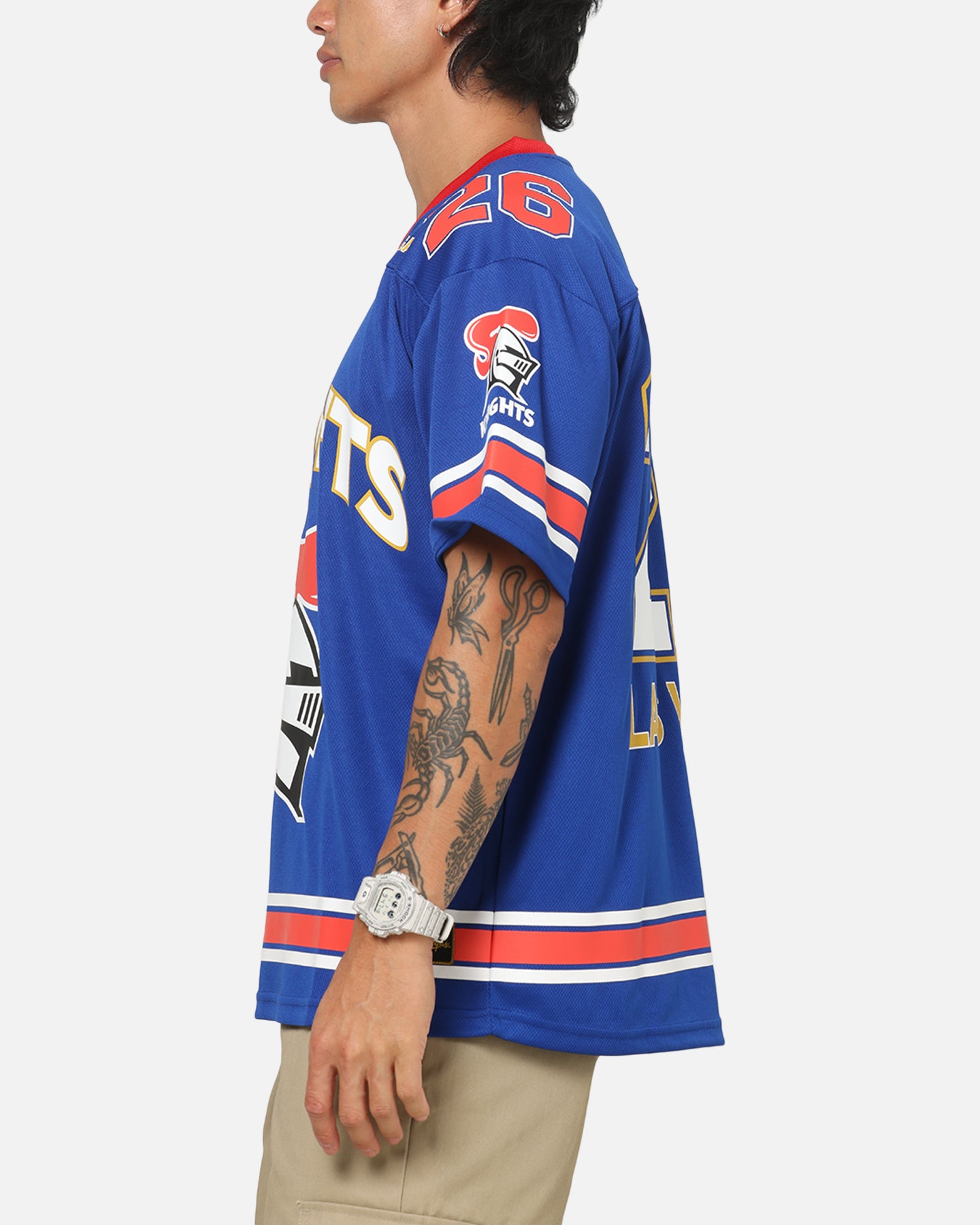 Bleacher Athletic Newcastle Knights NRL Vegas Round 2026 Jersey