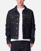 MNML Raw Skeleton Trucker Jacket Rinse Indigo