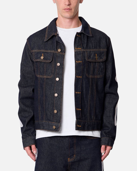 MNML Raw Skeleton Trucker Jacket Rinse Indigo | Culture Kings US