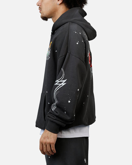 Von Dutch X Culture Kings CK Hoodie Washed Black