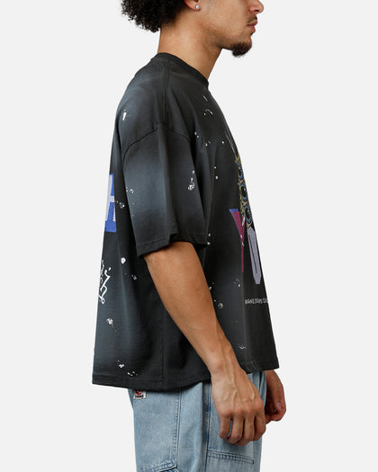 Von Dutch X Culture Kings CK T-Shirt Washed Black